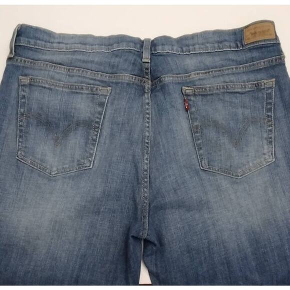 Levi's 515 Bootcut Demin Blue Jeans Dark Wash Women's Size 16M Plus Size - Picture 5 of 12
